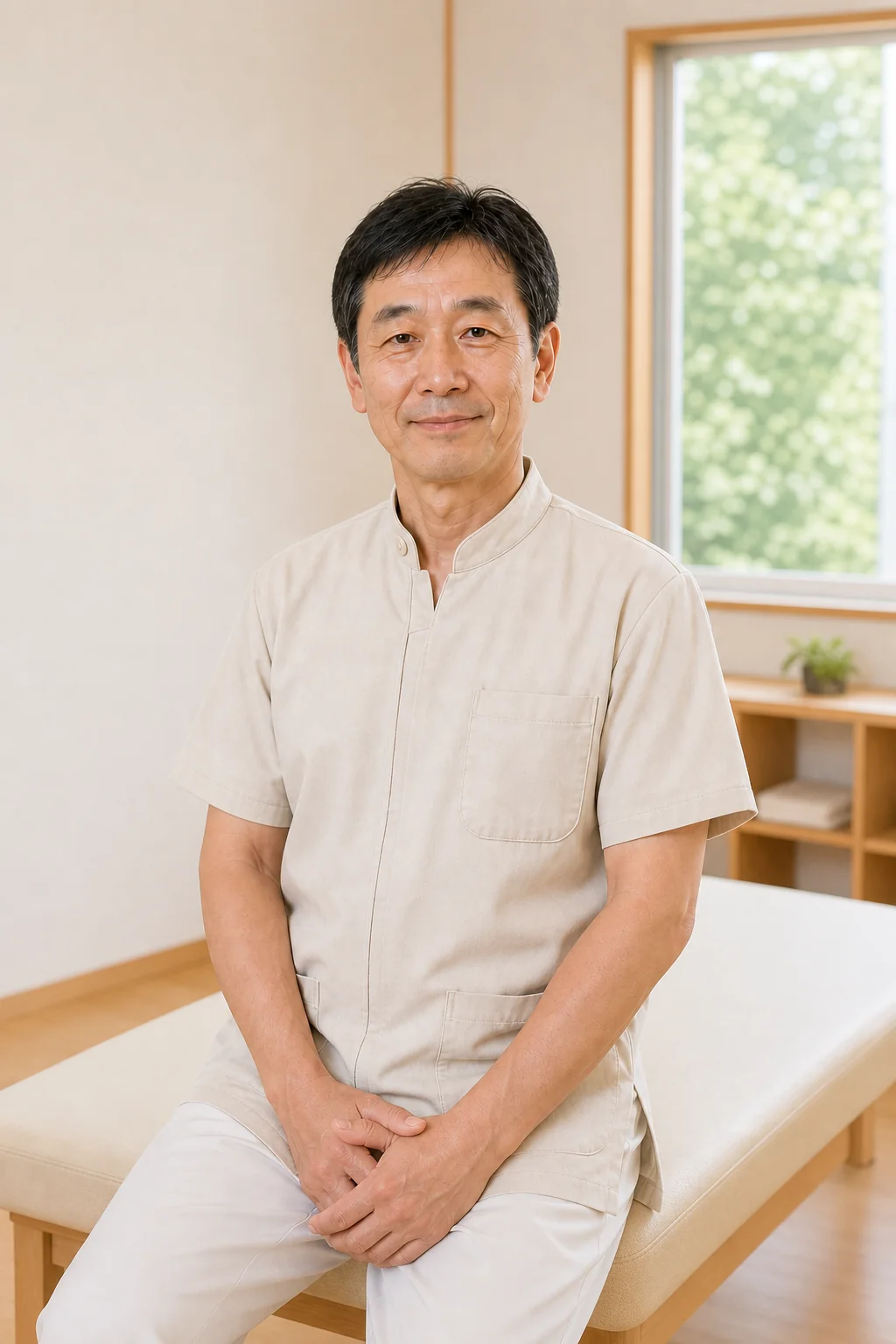 まつの木整体院の院長の架空イメージ